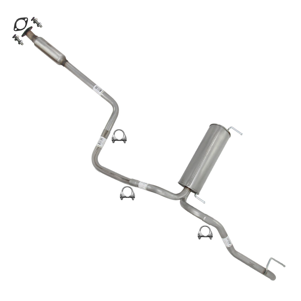 2011-2015 Chevy Cruze 1.4L Stainless Steel Resonator Muffler Tail Pipe Exhaust Kit
