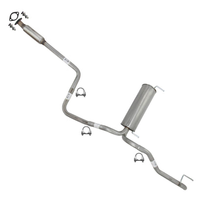 2011-2015 Chevy Cruze 1.4L Stainless Steel Resonator Muffler Tail Pipe Exhaust Kit