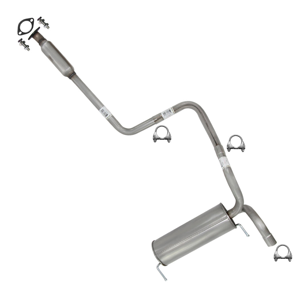 2016 Chevy Cruze Limited 1.4L & 1.8L Stainless Steel Resonator Muffler Exhaust Kit