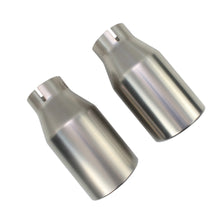 Pair of Stainless Steel Universal Tips 2.5" ID, 3.5" OD, 7.3" Long