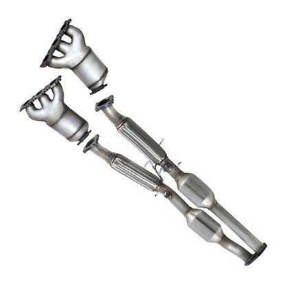 2007-2010 Volvo XC90 3.2L Pair of Manifold w/ Rear Catalytic Exhaust Kit | EPA Approved