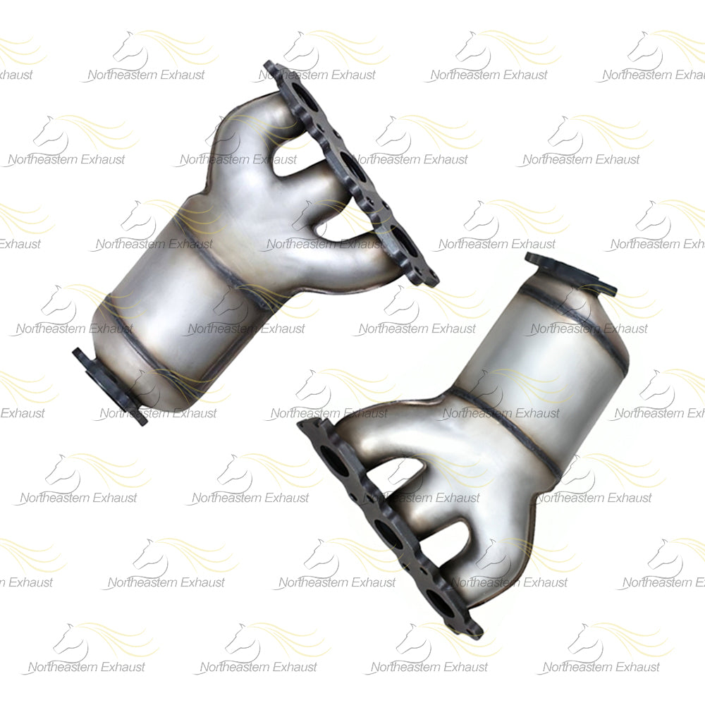 2007-2010 Volvo XC90 3.2L Pair of Manifold w/ Rear Catalytic Resonator Exhaust Kit | EPA Approved