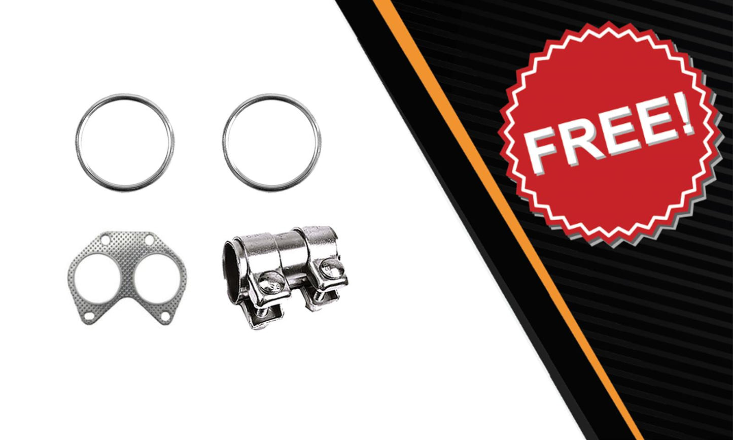 2007-2010 Volvo XC90 3.2L Pair of Manifold w/ Rear Catalytic Resonator Exhaust Kit | EPA Approved