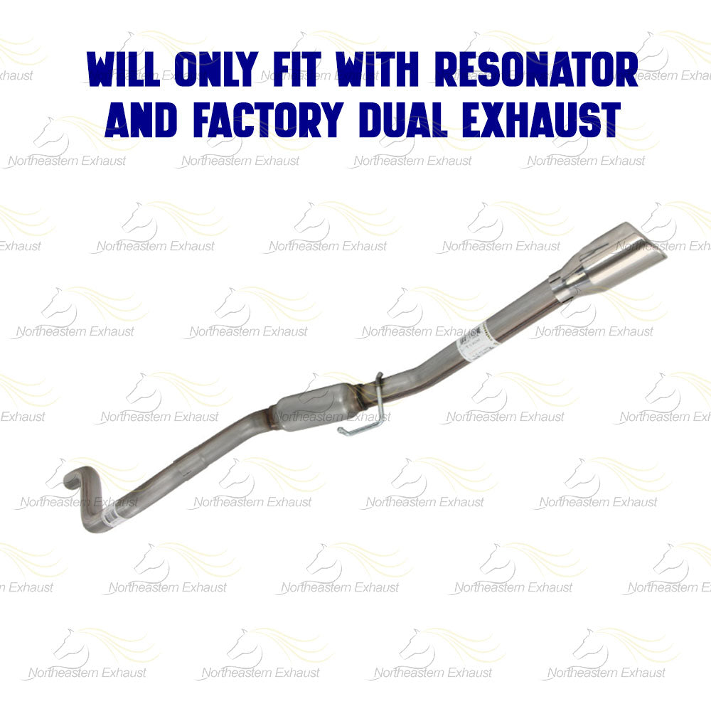 2009–2010 Dodge Ram 1500 5.7L  Stainless Steel Passenger Side Tail Pipe w/ Tips