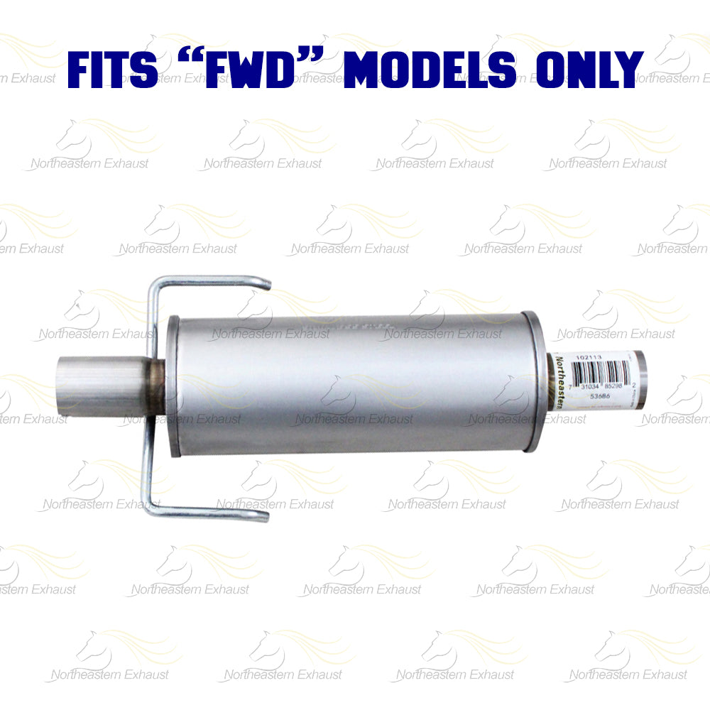 2006-2008 Ford Fusion 3.0L EPA Approved Pair of Manifold & Catalytic w/ Resonator Pipe Exhaust Kit