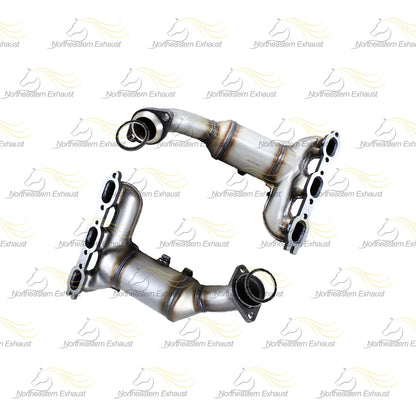 2008-2010 Grand Caravan Journey 4.0L 3.5L EPA Pair of Catalytic Front Pipe Kit