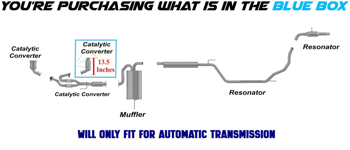 2005-2006 Nissan Altima 3.5L Exhaust Passenger Side Catalytic EPA Approved