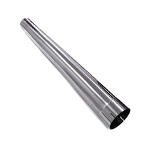 Polished Stainless Steel Exhaust Straight Pipe 5" ID x 51" Long