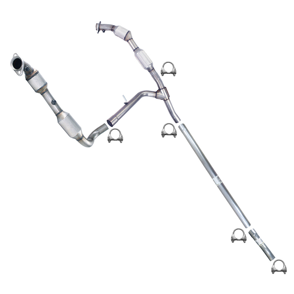 2004-2006 Ford F-150 5.4L Approved Pair of Catalytic w/ Front & Rear Pipe Kit | EPA Approved