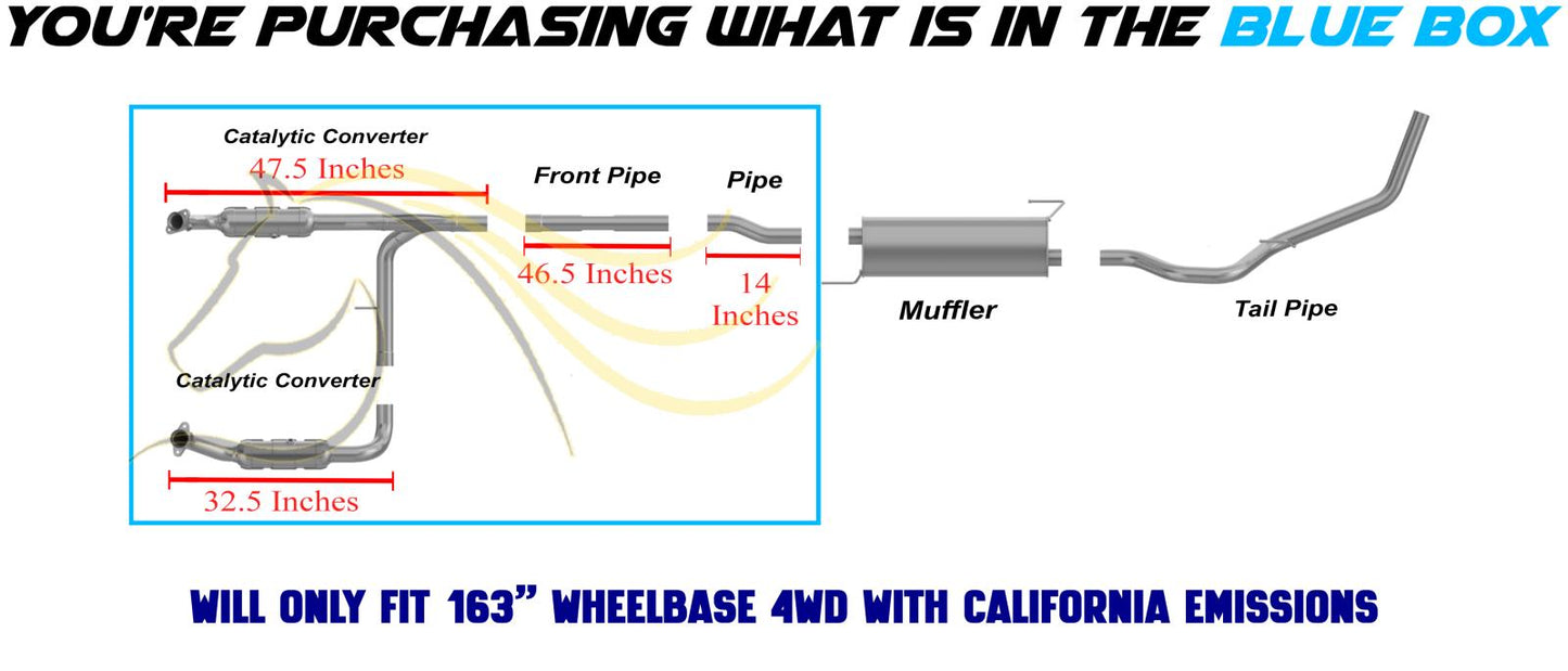 2004-2006 Ford F-150 5.4L Approved Pair of Catalytic w/ Front & Rear Pipe Kit | EPA Approved