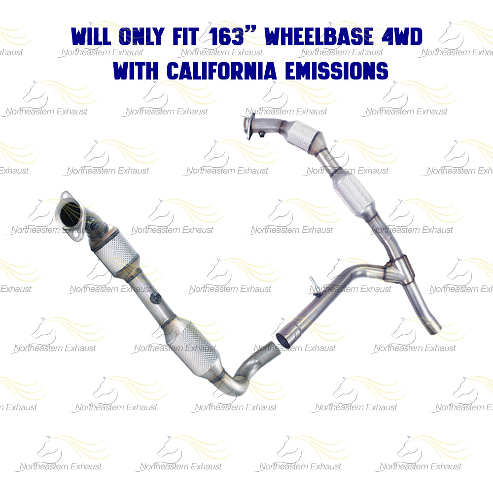2004-2006 Ford F-150 5.4L Dual Catalytic w/ Exhaust Front Pipe Muffler Kit | EPA Approved