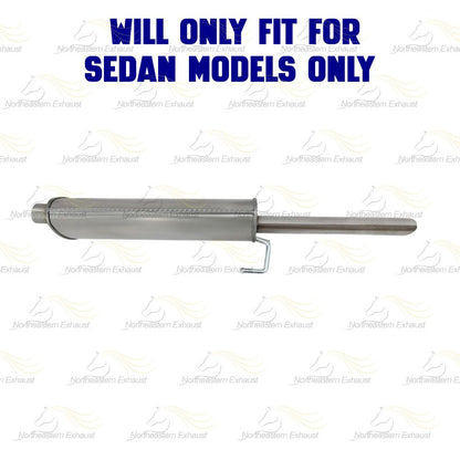 2012-2016 Chevy Sonic 1.4L 1.8L SEDAN Stainless Steel Exhaust Muffler
