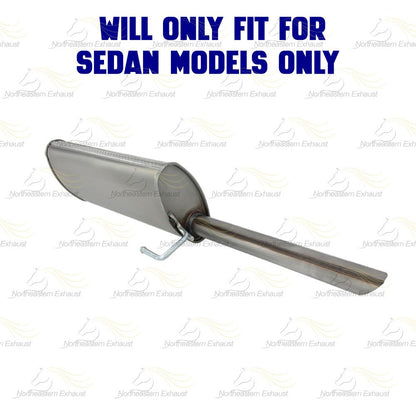 2012-2016 Chevy Sonic 1.4L 1.8L SEDAN Stainless Steel Exhaust Muffler