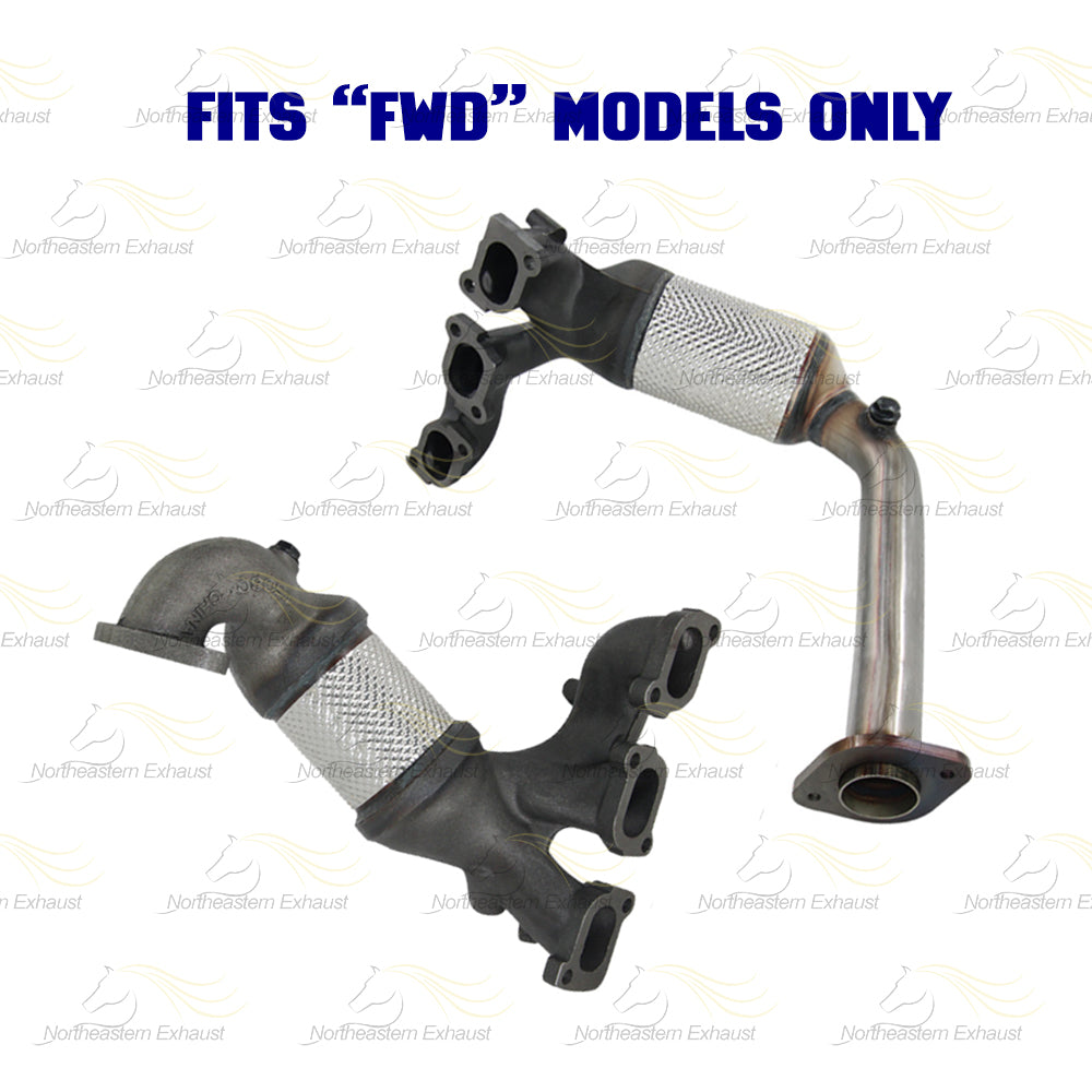 2006-2008 Ford Fusion 3.0L EPA Approved Stainless Steel Complete Exhaust System