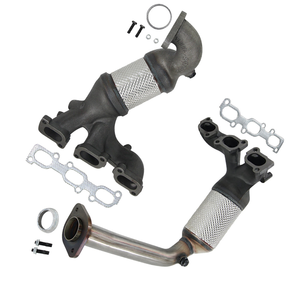 2006 Lincoln Zephyr & 2006-2007 Mercury Milan 3.0L EPA Approved Pair of Manifold Catalytic Kit