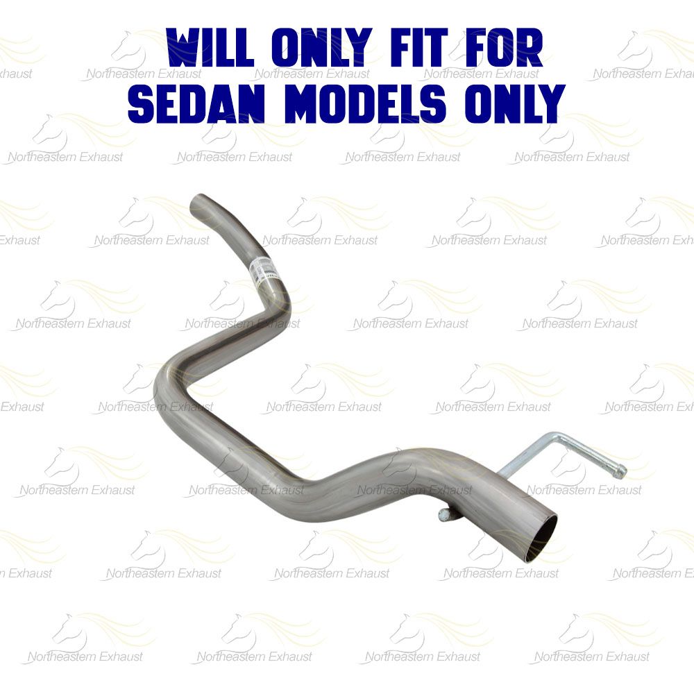 2012-2016 Chevy Sonic 1.4L 1.8L Stainless Steel Intermediate Pipe & Muffler Kit