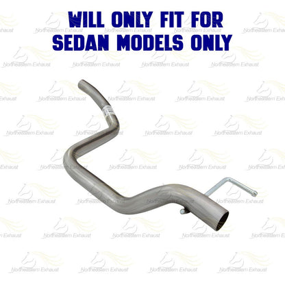 2012-2016 Chevy Sonic 1.4L 1.8L Stainless Steel Intermediate Pipe & Muffler Kit