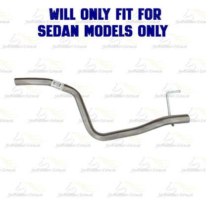 2012-2016 Chevy Sonic 1.4L 1.8L Stainless Steel Intermediate Pipe & Muffler Kit