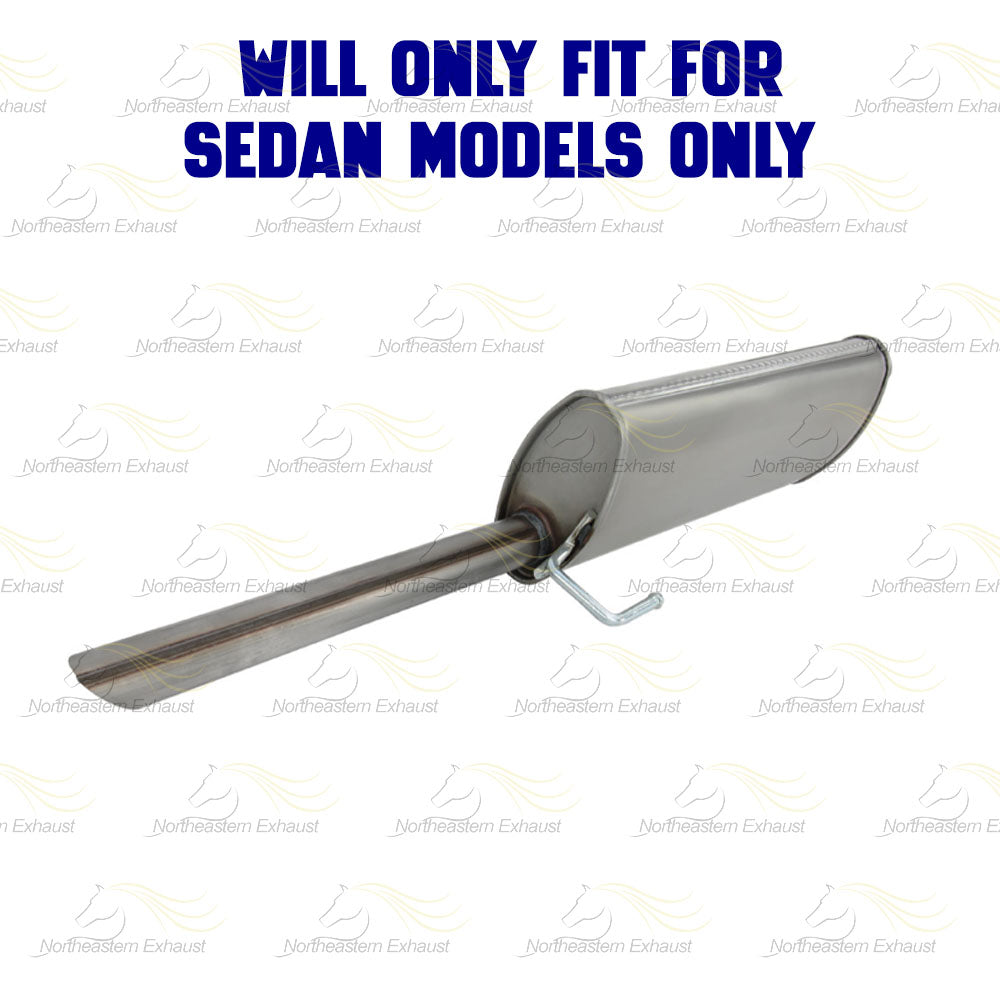 2012-2016 Chevy Sonic 1.4L 1.8L Stainless Steel Resonator Intermediate Pipe Muffler Kit