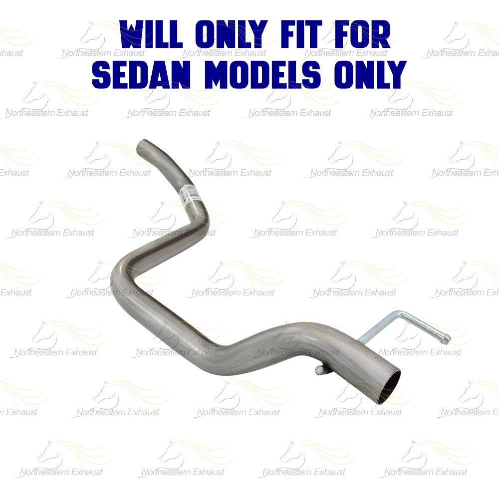 2012-2016 Chevy Sonic 1.4L 1.8L Stainless Steel Resonator Intermediate Pipe Muffler Kit