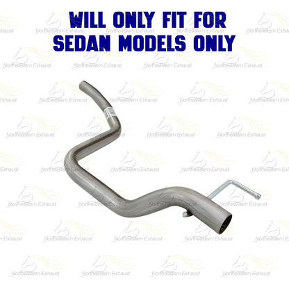 2012-2016 Chevy Sonic 1.4L 1.8L Stainless Steel Resonator Intermediate Pipe Muffler Kit