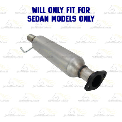 2012-2016 Chevy Sonic 1.4L 1.8L Stainless Steel Resonator Intermediate Pipe Muffler Kit