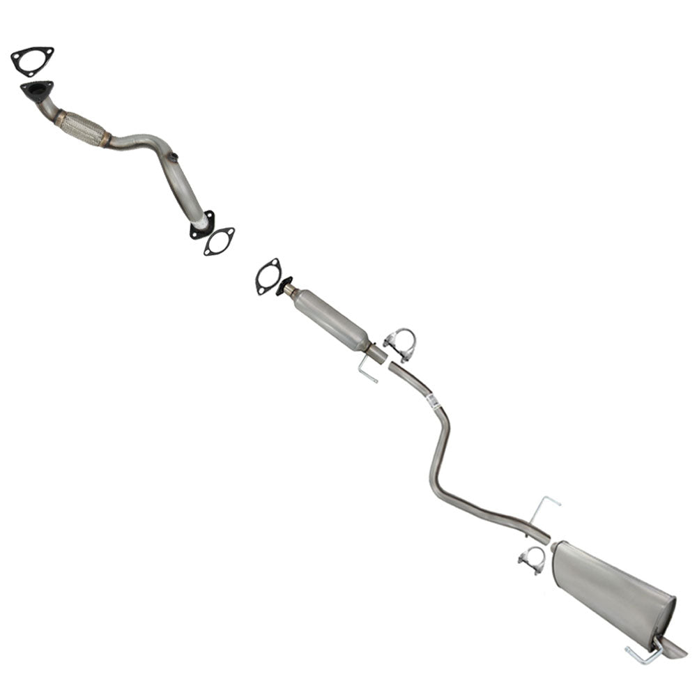 2012-2016 Chevy Sonic 1.4L 1.8L Stainless Steel Exhaust System Kit