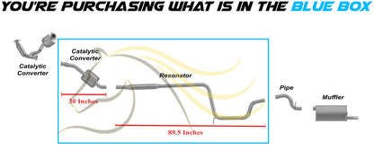 EPA Approved Rear Catalytic & Resonator for 2000-2007 Ford Taurus | 2000-2005 Mercury Sable | 3.0L