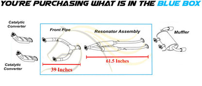 2010-2012 FX35 3.5L, 2013 FX37 3.7L Stainless Steel Y-Pipe Resonator Kit