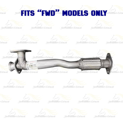 EPA Approved Pair of Exhaust Manifold Front Pipe and Rear Catalytic Kit for 2006 Lincoln Zephyr and 2006-2007 Mercury Milan 3.0L