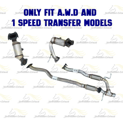 2016-2018 Jeep Cherokee 3.2L EPA Approved Complete Exhaust Kit