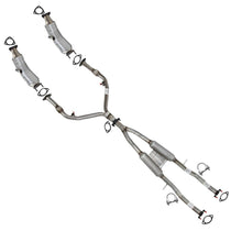2014-2017 Infiniti QX70 3.7L EPA Pair of Catalytic Y-Pipe Resonator Kit