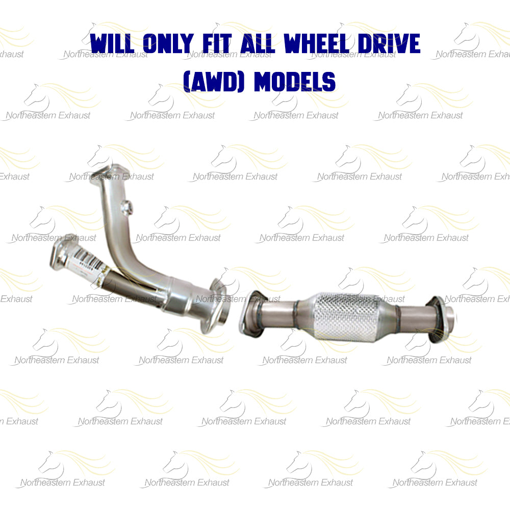 2011-2016 Toyota Sienna 3.5L Pair of Manifold Front Pipe and Y-Pipe Catalytic Kit | EPA Approved