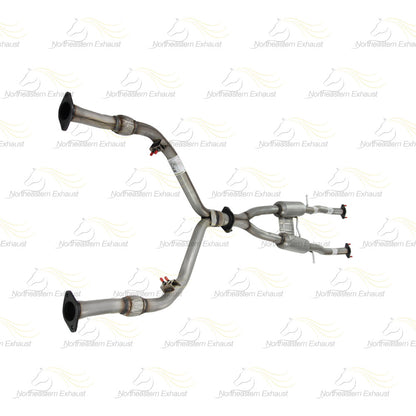 Passenger Side Exhaust Catalytic Y Pipe Resonator Kit EPA Approved for 2010-2012 FX35 3.5L, 2013 FX37 3.7L