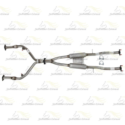 2014-2017 Infiniti QX70 3.7L Passenger Side Catalytic Y Pipe Resonator Kit | EPA Approved
