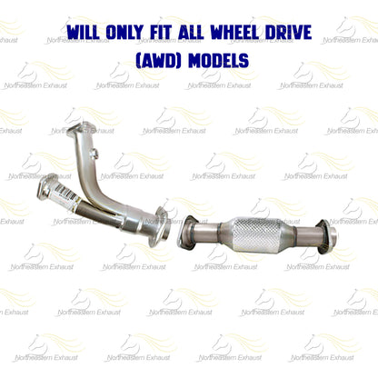 2011-2016 Toyota Sienna 3.5L Front and Rear Pipe Catalytic Exhaust Kit | EPA Approved