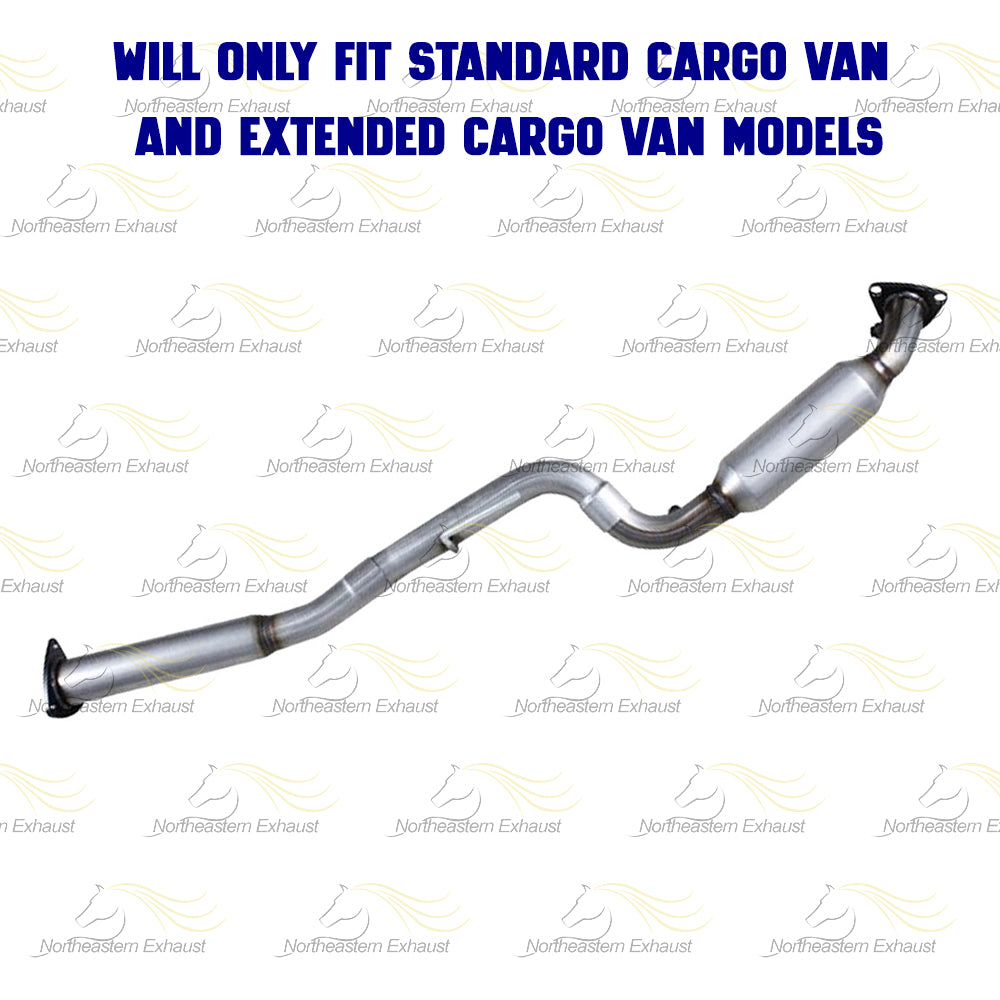 Pair of EPA Catalytic Converter Exhaust Kit for 2006-2010 GMC Savana 3500 and Chevy Express 3500 4.8L