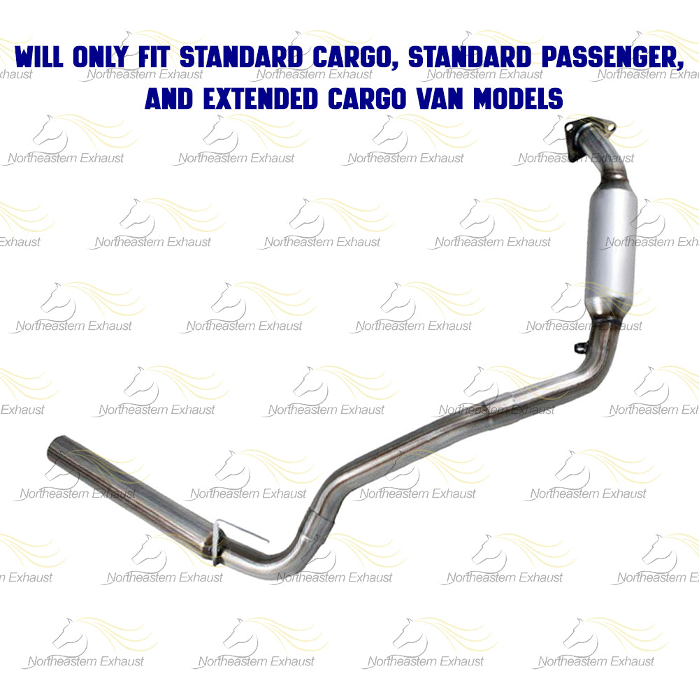 Pair of Exhaust Catalytic Converter for 2006-2010 GMC Savana 2500 and Chevy Express 2500 4.8L