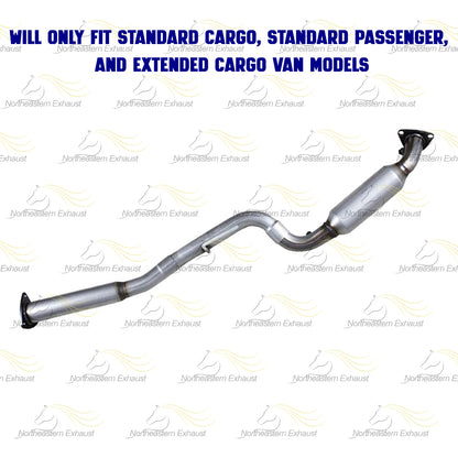 Pair of Exhaust Catalytic Converter for 2006-2010 GMC Savana 2500 and Chevy Express 2500 4.8L