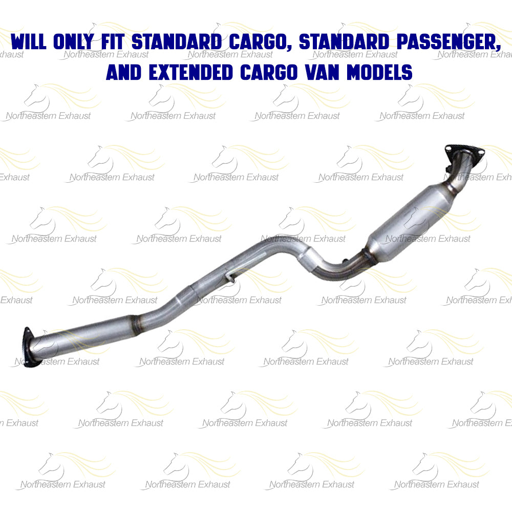 Pair of Exhaust Catalytic Converter for 2006-2010 GMC Savana 2500 and Chevy Express 2500 6.0L