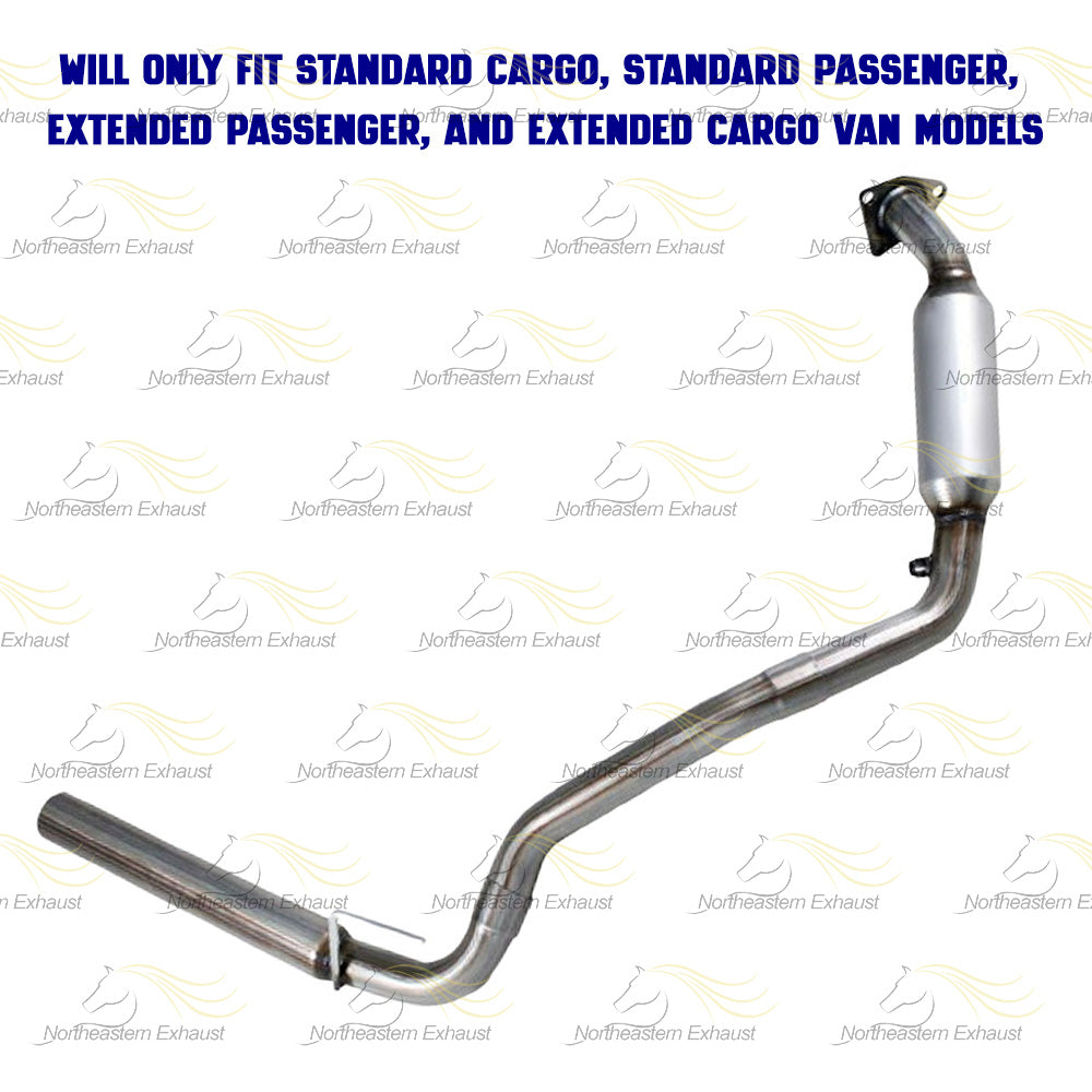 Pair of Exhaust EPA Catalytic Converter for 2006-2010 GMC Savana 3500 and Chevy Express 3500 6.0L