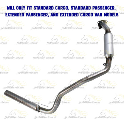 Pair of Exhaust EPA Catalytic Converter for 2006-2010 GMC Savana 3500 and Chevy Express 3500 6.0L