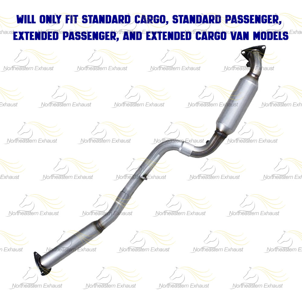 Pair of Exhaust EPA Catalytic Converter for 2006-2010 GMC Savana 3500 and Chevy Express 3500 6.0L