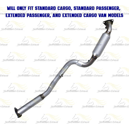 Pair of Exhaust EPA Catalytic Converter for 2006-2010 GMC Savana 3500 and Chevy Express 3500 6.0L