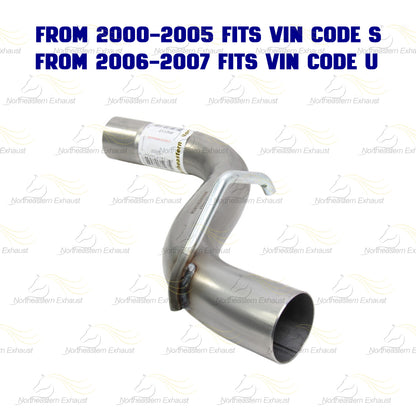 2000-2007 Ford Taurus 3.0L Stainless Steel Exhaust Extension Pipe