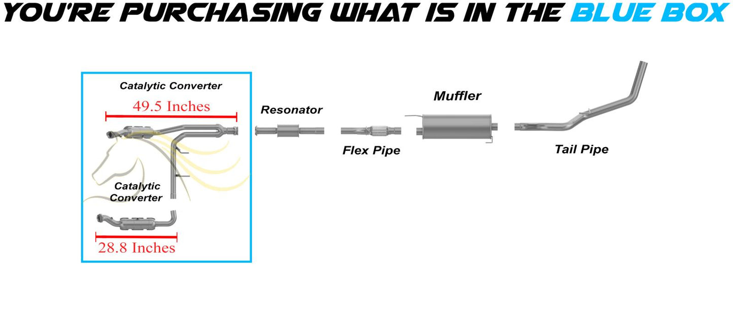 2011-2014 Ford F-150 3.7L Pair of Catalytic Converter | EPA Approved