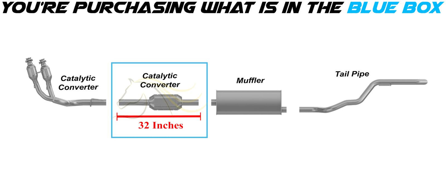 2002-2004 Jeep Grand Cherokee 4.0L, 4.7L EPA Approved Catalytic Converter