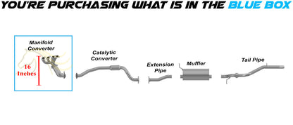 EPA Approved Exhaust Manifold Catalytic Converter 2007–2012 Chevy Colorado and GMC Canyon 2.9L