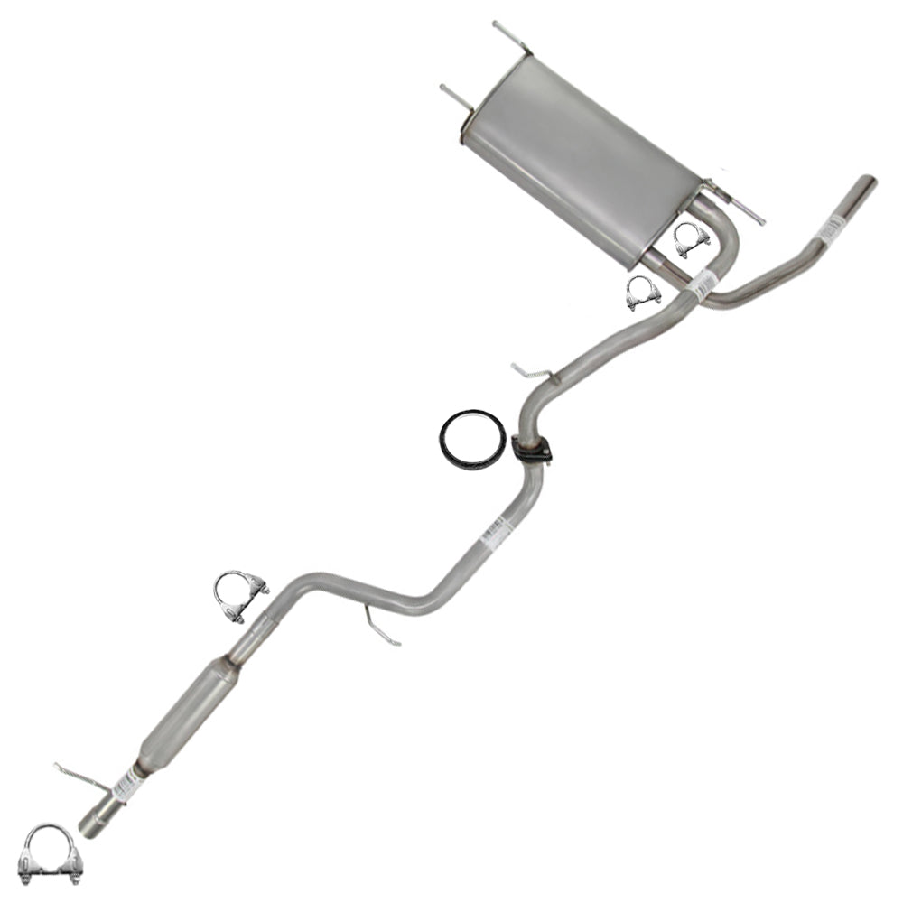 2010-2013 Mazda 3 2.0L Stainless Steel Exhaust Pipes and Muffler