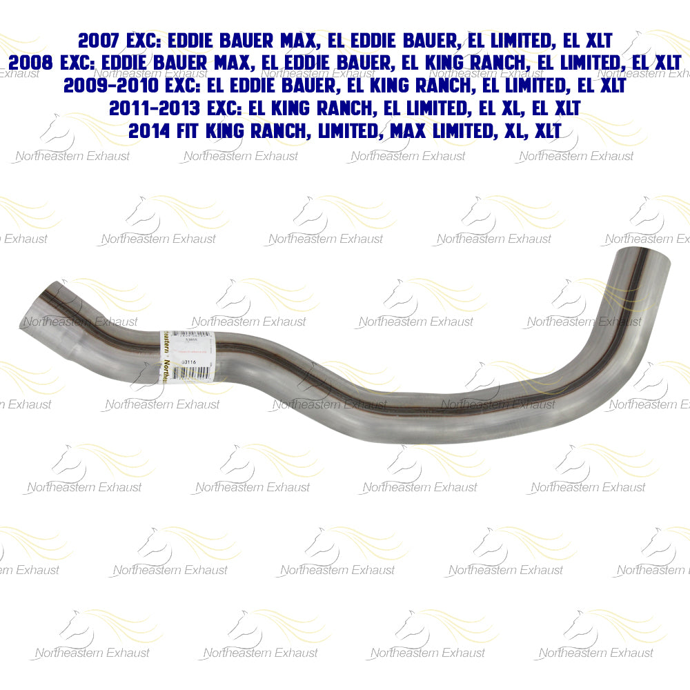 2007-2014 Ford Expedition 5.4L Stainless Steel Exhaust Intermediate Pipe